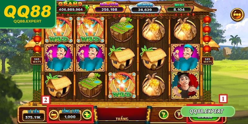 Ăn Khế Trả Vàng QQ88 - Huyền Thoại Game Nổ Hũ Bùng Nổ 1 Hệ thống biểu tượng cơ bản trong ăn khế trả vàng QQ88