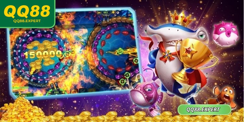 Jackpot Vua Đại Dương QQ88 - Săn Kho Báu Dưới Lòng Biển Sâu 3 Tận dụng tính năng quay tự động để săn bắt hiệu quả