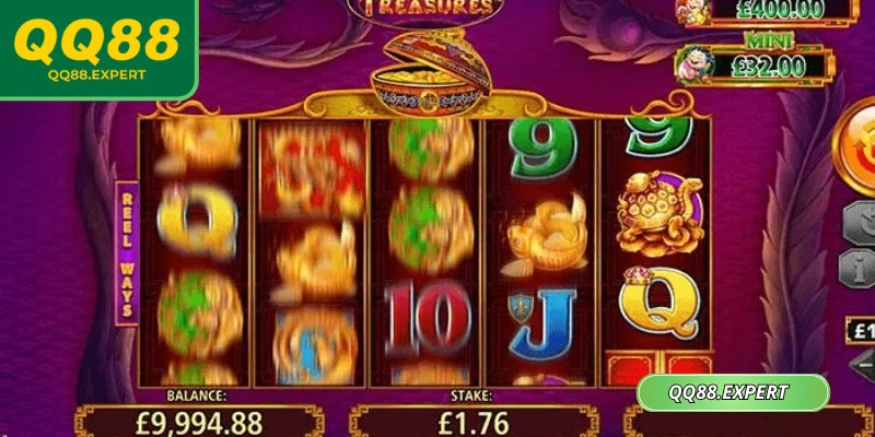 Kho Báu Tứ Linh QQ88 Chinh Phục Vòng Quay May Mắn Lớn 2 Trò chơi sở hữu cơ chế nổ hũ riêng biệt