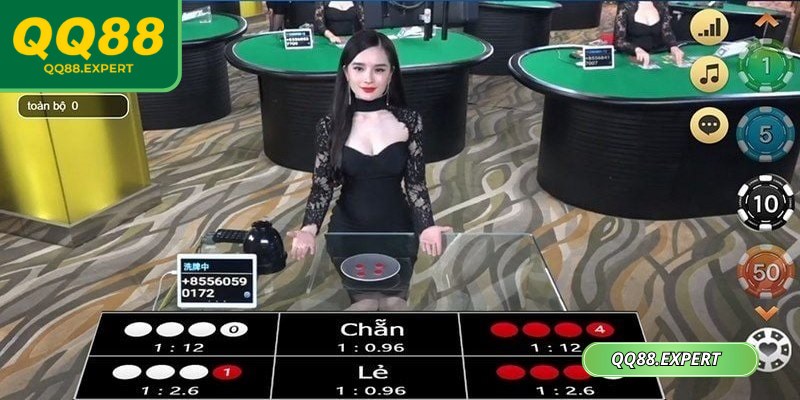 Đưa ra lựa chọn số tiền cược để bắt đầu